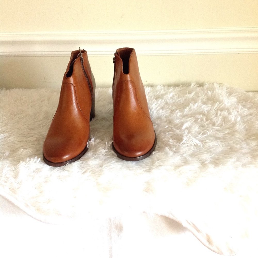 Frye Reed Leather Booties Corpcore - Picture 2 of 10